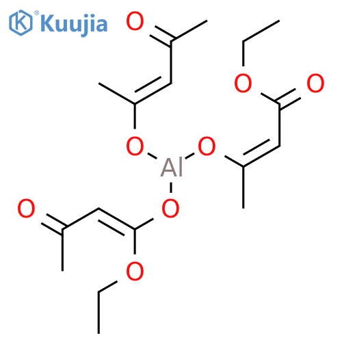 Aluminum, bis[ethyl3-(oxo-kO)butanoato-kO'](2,4-pentanedionato-kO2,kO4)- structure