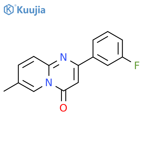 4H-Pyrido[1,2-a]pyrimidin-4-one, 2-(3-fluorophenyl)-7-methyl- structure