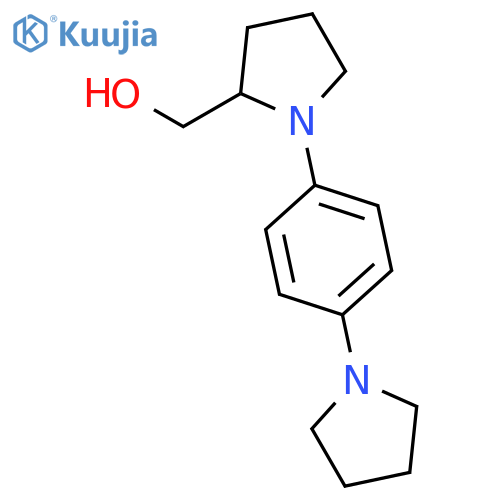 2-Pyrrolidinemethanol, 1-[4-(1-pyrrolidinyl)phenyl]- structure