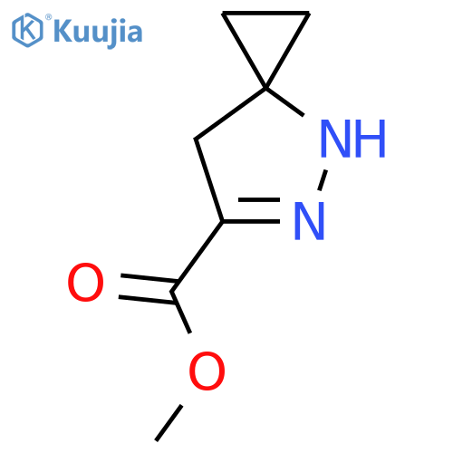 4,5-Diazaspiro[2.4]hept-5-ene-6-carboxylicacid, methyl ester structure