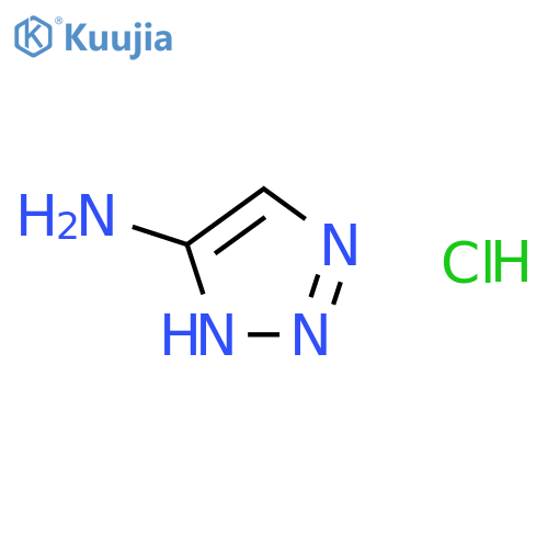 2H-1,2,3-triazol-4-amine hydrochloride structure