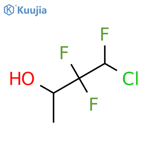 4-Chloro-3,3,4-trifluorobutan-2-ol structure