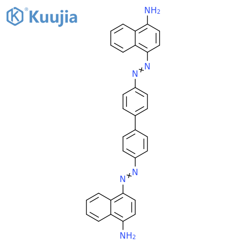 1-Naphthalenamine,4,4'-[[1,1'-biphenyl]-4,4'-diylbis(azo)]bis- (9CI) structure