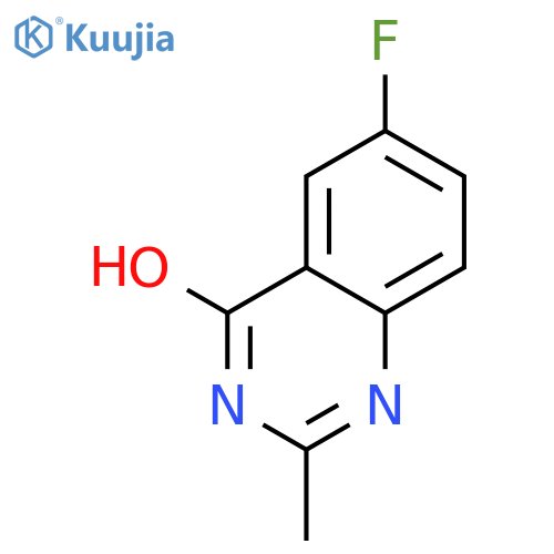 6-fluoro-2-methylquinazolin-4-ol structure