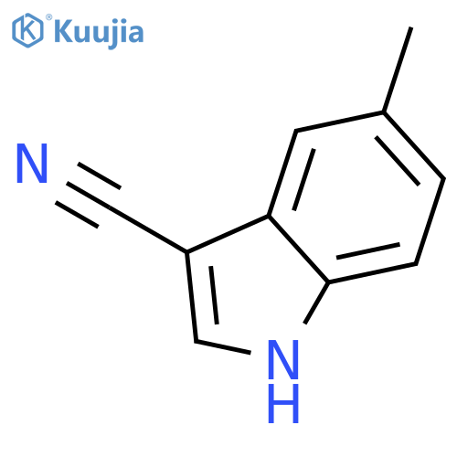 1H-Indole-3-carbonitrile,5-methyl- structure