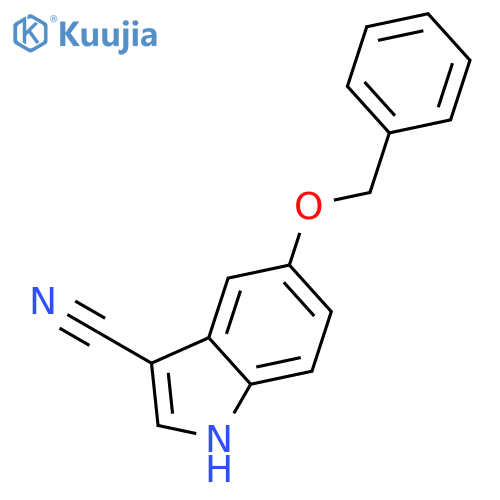 5-Benzyloxy-1H-indole-3-carbonitrile structure