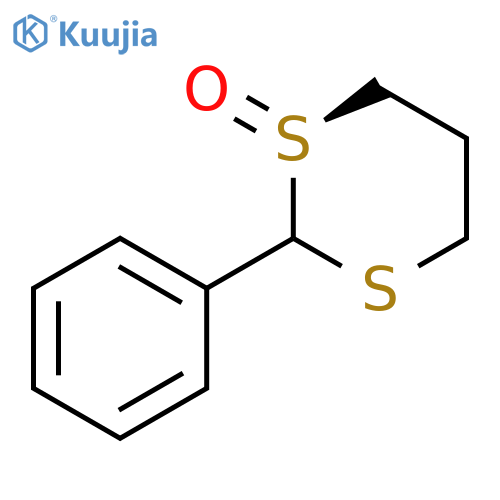 1,3-Dithiane, 2-phenyl-, 1-oxide, (1S)- structure