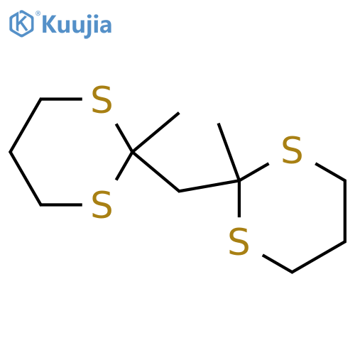 1,3-Dithiane,2,2'-methylenebis[2-methyl- structure
