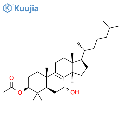 3beta-Acetoxy-5alpha-lanost-8-en-7alpha-ol structure