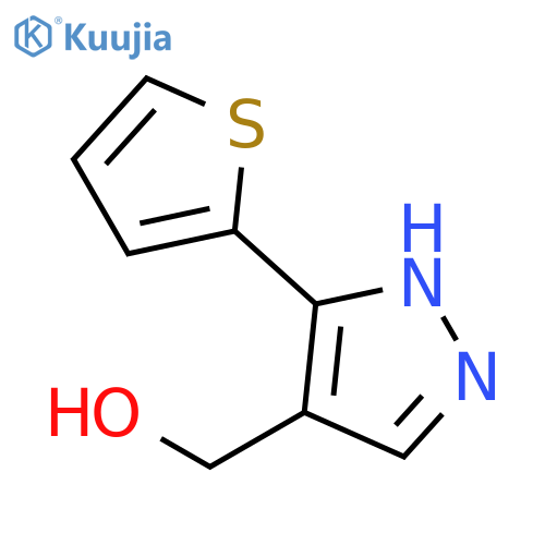 3-(2-Thienyl)-1H-pyrazol-4-ylmethanol structure