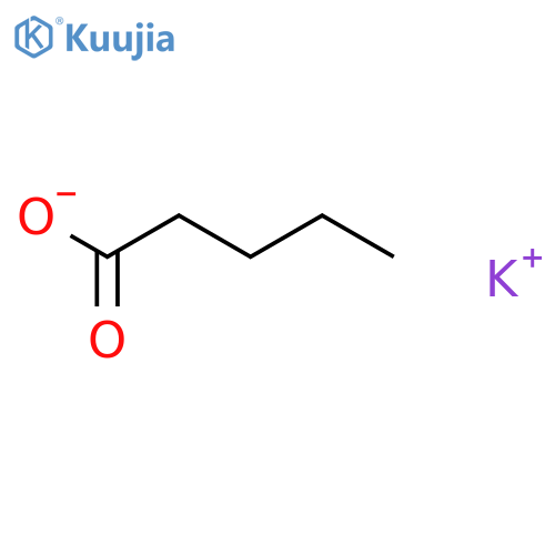 Pentanoic acid,potassium salt (1:1) structure