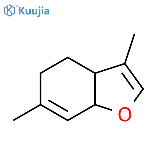 3,6-Dimethyl-3a,4,5,7a-tetrahydro-1-benzofuran structure