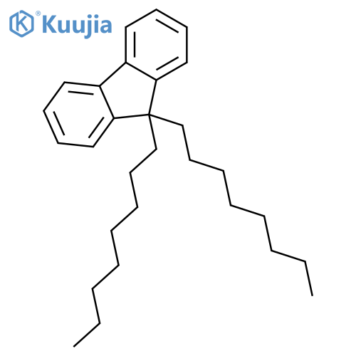 Poly(9,9-di-n-octylfluorenyl-2,7-diyl) structure