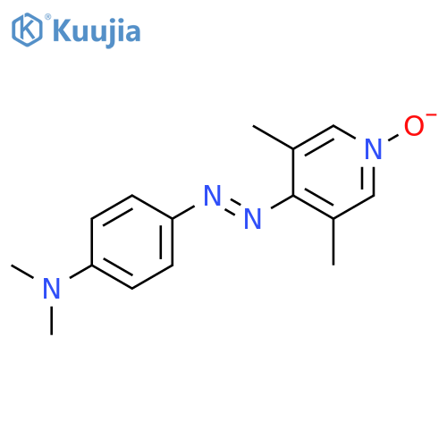 4-[(E)-(3,5-dimethyl-1-oxidopyridin-4-yl)diazenyl]-N,N-dimethylaniline structure
