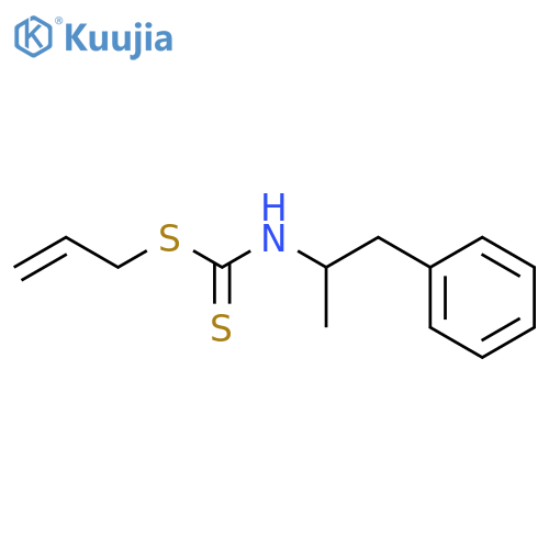 Carbamodithioic acid,(1-methyl-2-phenylethyl)-, 2-propenyl ester (9CI) structure