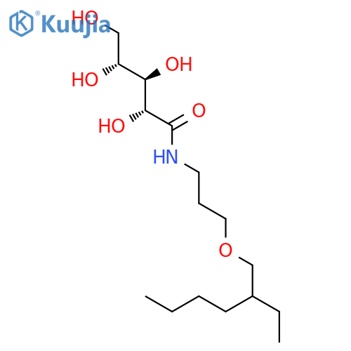 D-RIBONAMIDE, N-[3-[(2-ETHYLHEXYL)OXY]PROPYL]- structure