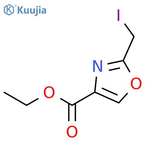 4-Oxazolecarboxylic acid, 2-(iodomethyl)-, ethyl ester structure