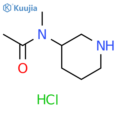 N-methyl-N-(piperidin-3-yl)acetamide hydrochloride structure