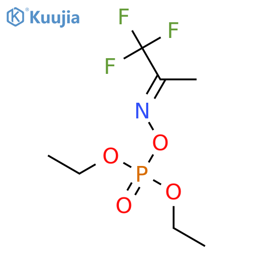 2-Propanone, 1,1,1-trifluoro-, O-(diethoxyphosphinyl)oxime structure