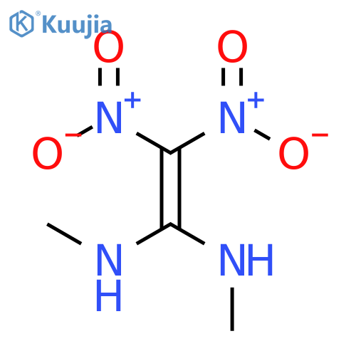 1,1-Ethenediamine, N,N'-dimethyl-2,2-dinitro- structure
