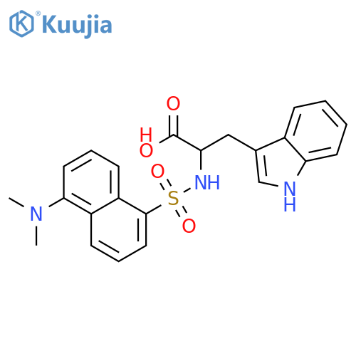 L-Tryptophan,N-[[5-(dimethylamino)-1-naphthalenyl]sulfonyl]- structure
