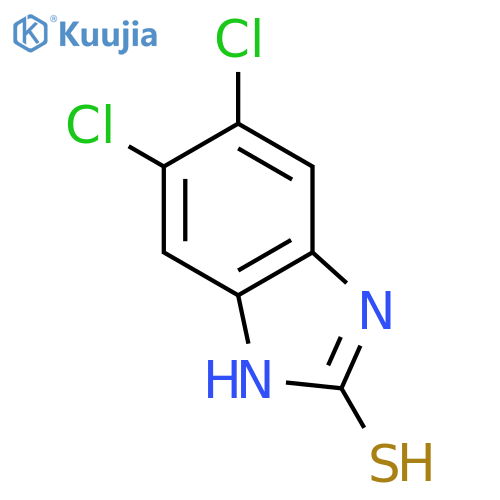 5,6-Dichloro-1H-benzodimidazole-2-thiol structure