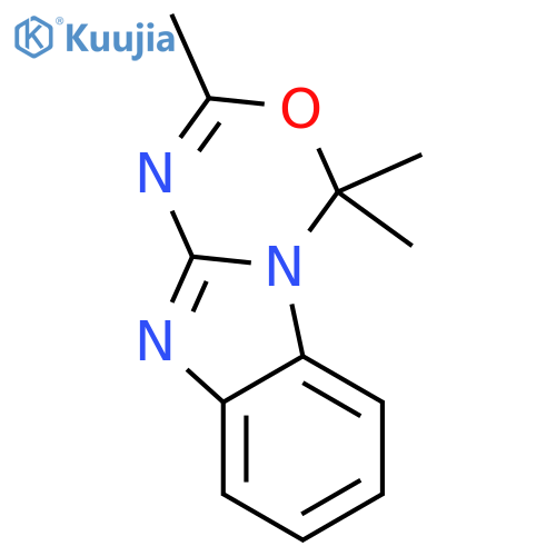 4H-[1,3,5]Oxadiazino[3,4-a]benzimidazole, 2,4,4-trimethyl- structure