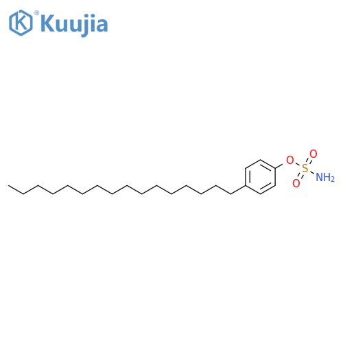 Sulfamic acid, 4-hexadecylphenyl ester structure