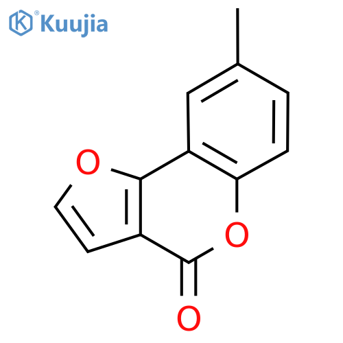 8-Methyl-4H-furo[3,2-c][1]benzopyran-4-one structure