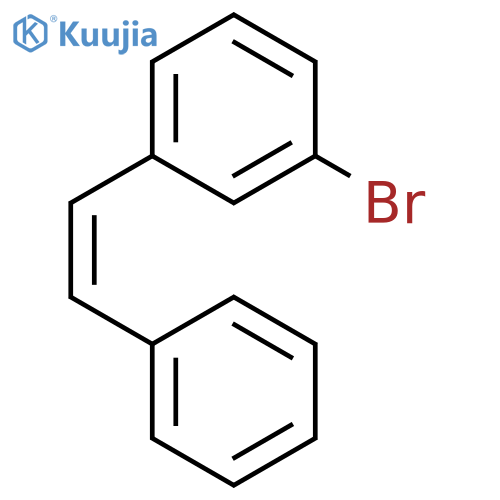 BENZENE, 1-BROMO-3-[(1Z)-2-PHENYLETHENYL]- structure