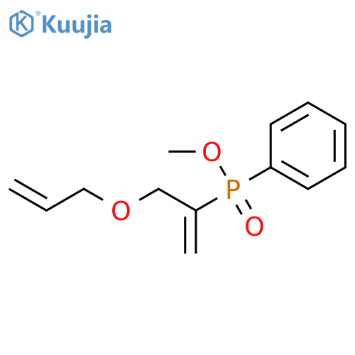 Phosphinic acid, phenyl[1-[(2-propenyloxy)methyl]ethenyl]-, methyl ester structure