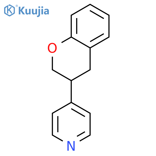 Pyridine,4-(3,4-dihydro-2H-1-benzopyran-3-yl)- structure