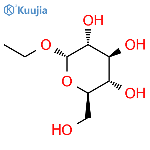 Ethyl a-D-glucopyranoside structure