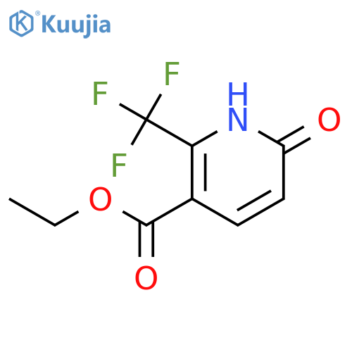 Ethyl 6-oxo-2-(trifluoromethyl)-1,6-dihydropyridine-3-carboxylate structure