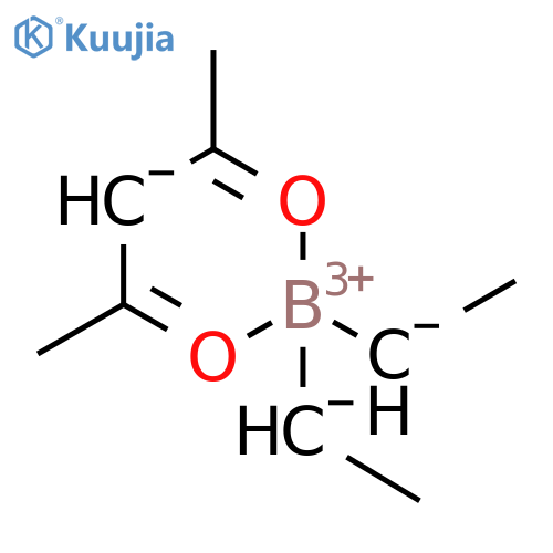 Boron, diethyl(2,4-pentanedionato-κO2,κO4)-, (T-4)- structure