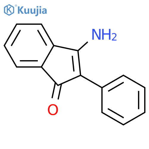 3-Amino-2-phenylindenone structure