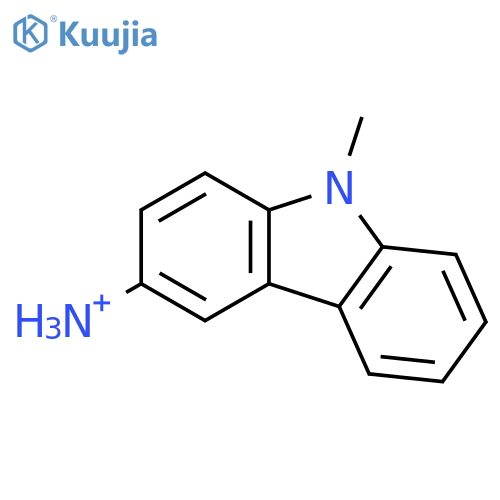 Aminylium, (9-methyl-9H-carbazol-3-yl)- structure