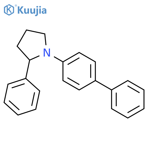 Pyrrolidine, 1-[1,1'-biphenyl]-4-yl-2-phenyl- structure