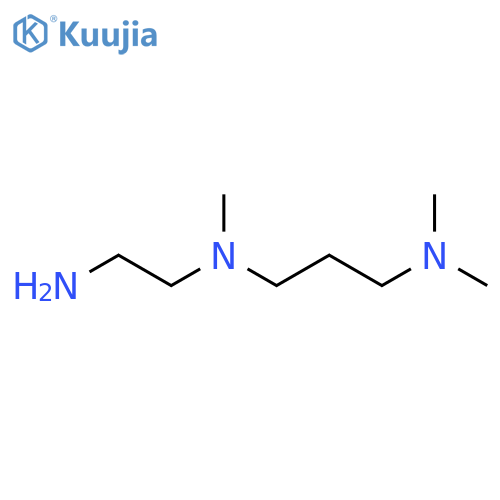 {3-(2-aminoethyl)(methyl)aminopropyl}dimethylamine structure