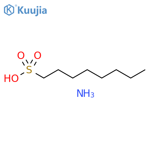 1-Octanesulfonic acid, ammonium salt structure