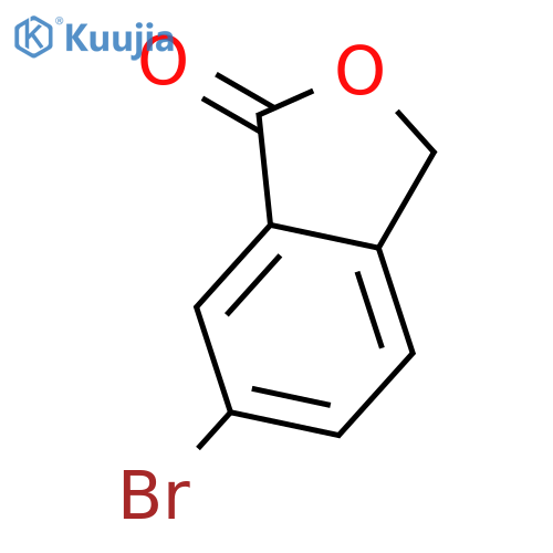 6-bromo-1,3-dihydro-2-benzofuran-1-one structure