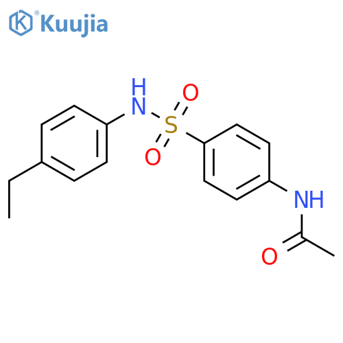 4'-(4-Ethylphenylsulfamoyl)acetanilide structure