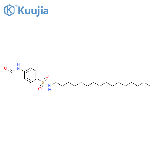 Acetamide, N-[4-[(hexadecylamino)sulfonyl]phenyl]- structure