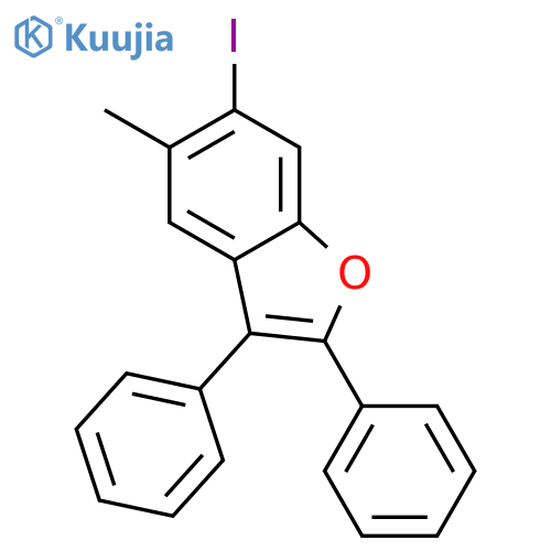 BENZOFURAN, 6-IODO-5-METHYL-2,3-DIPHENYL- structure
