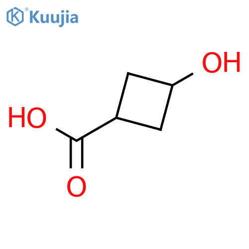 3-hydroxycyclobutane-1-carboxylic acid structure