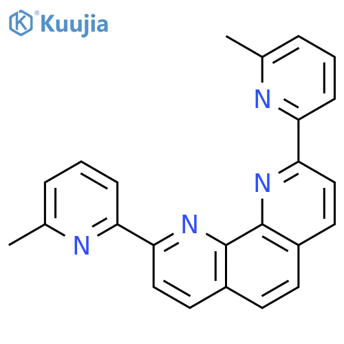 1,10-Phenanthroline, 2,9-bis(6-methyl-2-pyridinyl)- structure