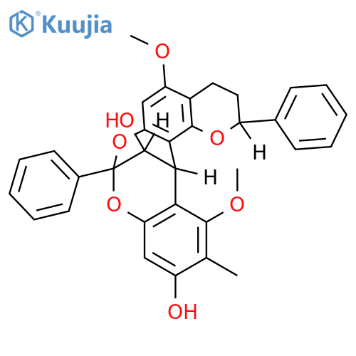 (1R,5S,13S)-9,19-Dimethoxy-18-methyl-5,13-diphenyl-4,12,14-trioxapentacyclo[11.7.1.02,11.03,8.015,20]henicosa-2,8,10,15(20),16,18-hexaene-17,21-diol structure