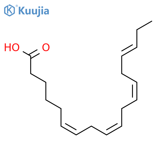 6,9,12,15-Octadecatetraenoic acid, (6Z,9Z,12Z,15E)- structure