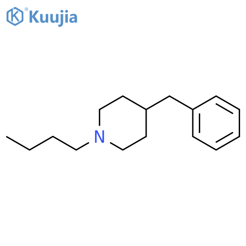 Piperidine, 1-butyl-4-(phenylmethyl)- structure