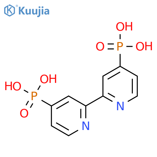 [2,2'-Bipyridine]-4,4'-diyldiphosphonic acid structure